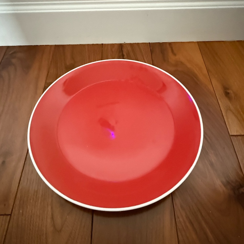 Room Essentials Red Dinnerware Plate stoneware